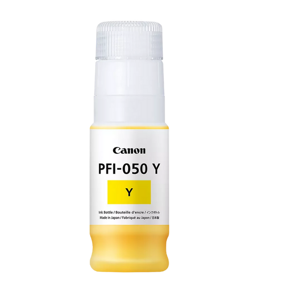 Cartuș de cerneală Canon PFI-050 Y, 70ml, Galben