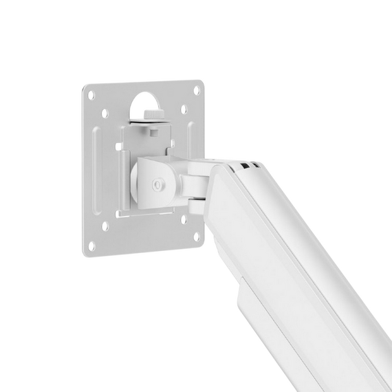 Suport birou pentru monitoare Gembird MA-DA1-04-W, Alb, 2 image