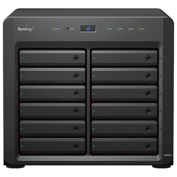 Stocare atașată la rețea SYNOLOGY DS2422+, Negru