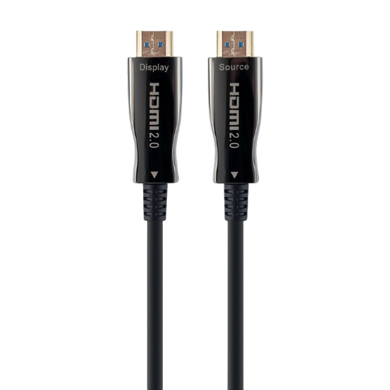 Cablu Video Cablexpert CCBP-HDMI-AOC-10M-02, HDMI - HDMI, 10m, Negru
