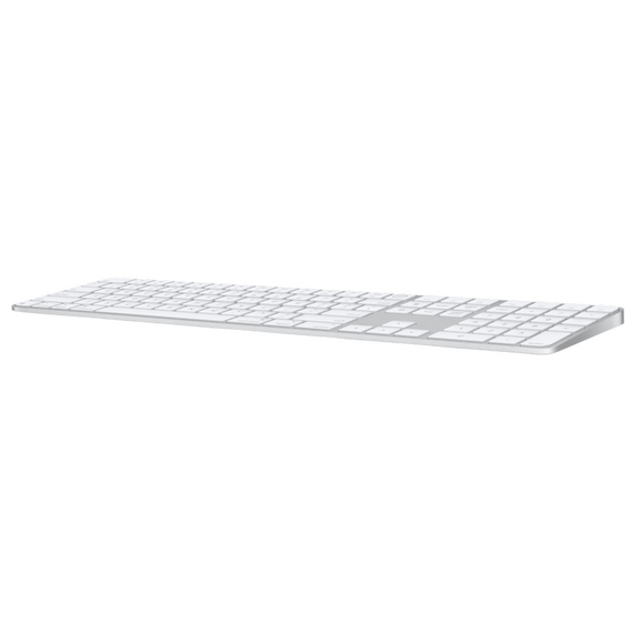 Tastatură Apple Magic Keyboard with Touch ID and Numeric Keypad A3119 USB-C, Fără fir, Alb, 3 image