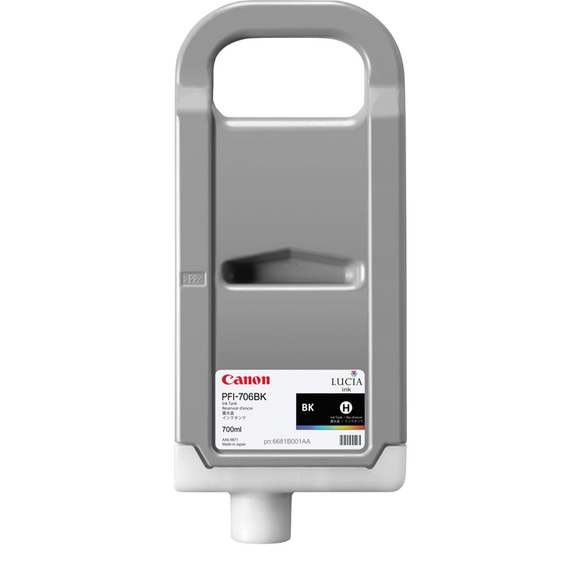 Cartuș de cerneală Canon PFI-706B, 700ml, Negru, 3 image