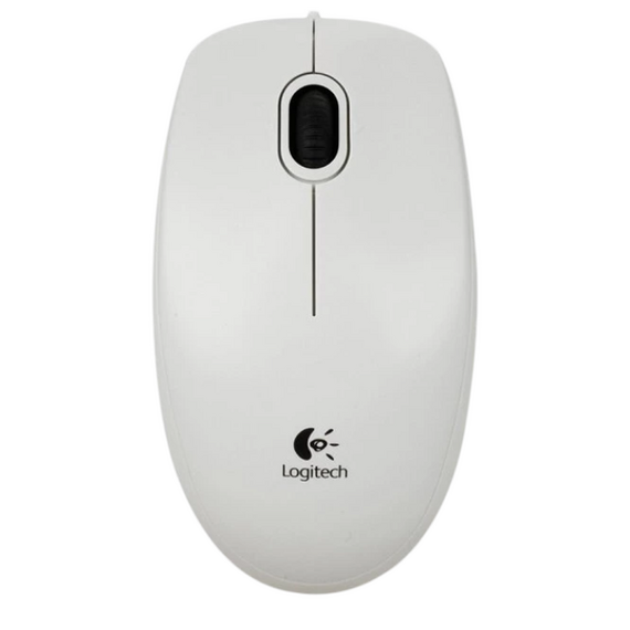 Mouse Logitech B100, Alb