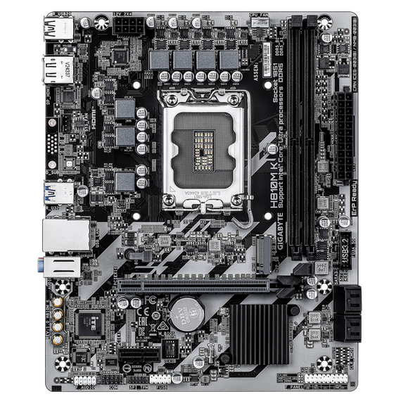 Placă de bază Gigabyte H810M K, LGA1851, Intel H810, Micro-ATX, 2 image