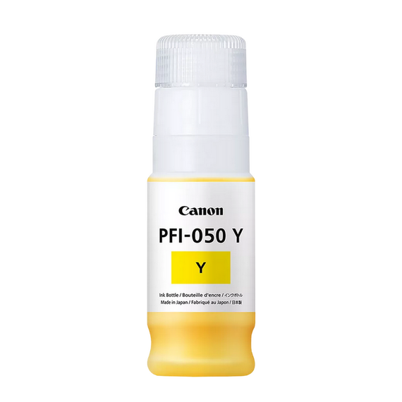Cartuș de cerneală Canon PFI-050 Y, 70ml, Galben, 2 image