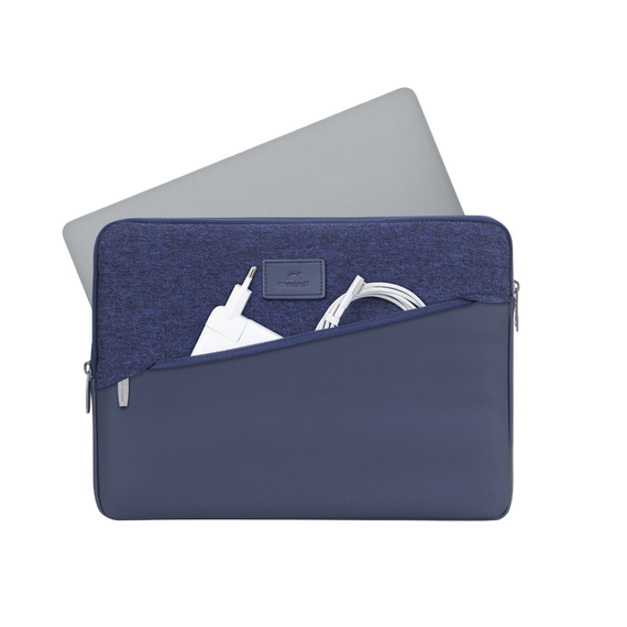 Geantă pentru Laptop RivaCase Egmont, 13.3", Polyester, Albastru, 3 image