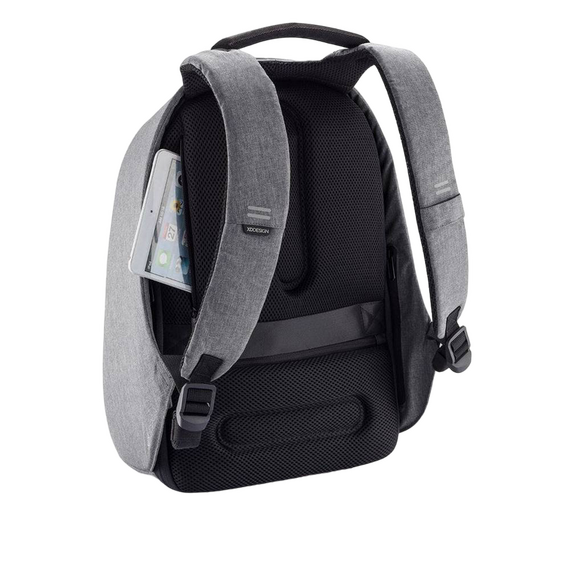 Rucsac pentru Laptop Bobby Hero XL, 17", Piele artificială, Gri, 2 image