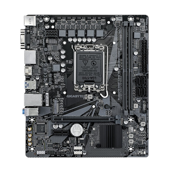 Placă de bază Gigabyte H610M S2H V3 DDR4, LGA1700, Intel H610, Micro-ATX, 2 image