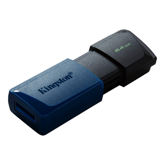 Memorie USB Kingston DataTraveler Exodia M, 64GB, Negru/Albastru