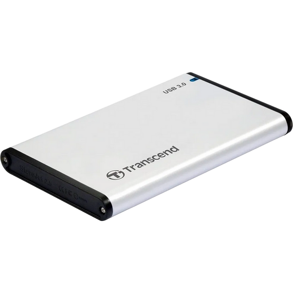 Carcasă externă Transcend TS0GSJ25S3, Argintiu (TS0GSJ25S3), 2 image
