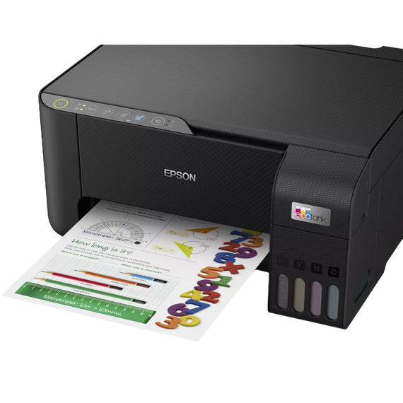 Multifunctional Inkjet Epson MFD EcoTank L3200, Negru, 2 image