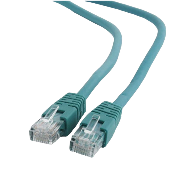Patch cord Cablexpert PP6U-1M/G, Cat6 UTP, 1m, Verde, 2 image