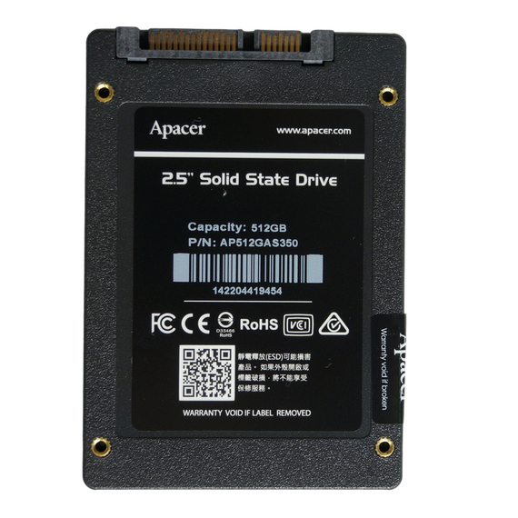 Unitate SSD Apacer AS350 PANTHER, 512GB, AP512GAS350-1, 2 image