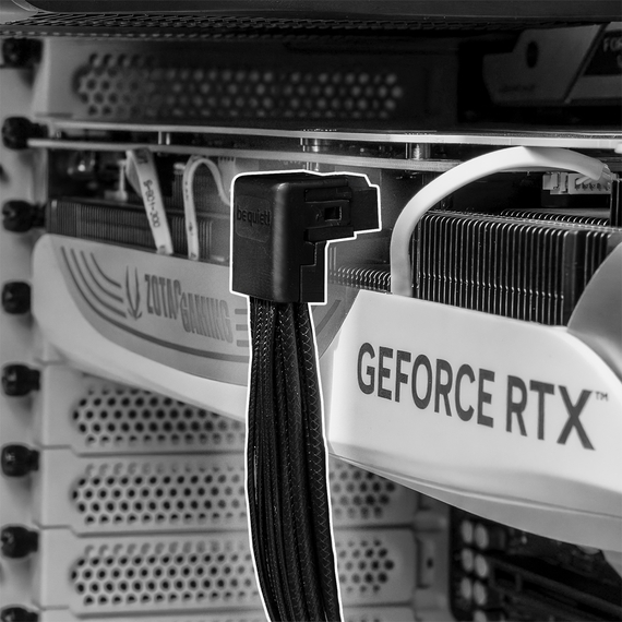 Cablu alimentare be quiet! BC074, Negru, 2 image