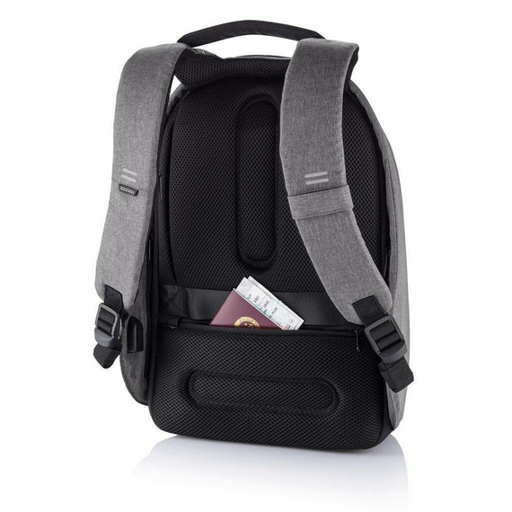Rucsac pentru Laptop Bobby Hero XL, 17", Piele artificială, Gri, 3 image