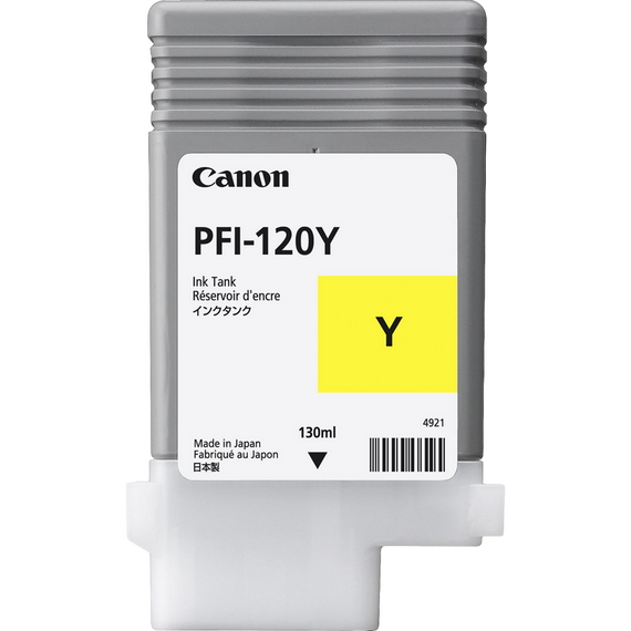 Cartuș de cerneală Canon PFI-120, 130ml, Galben, 2 image