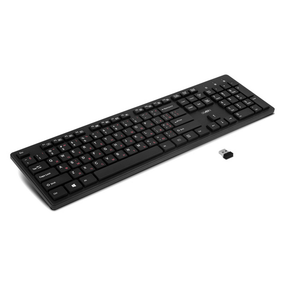 Tastatură SVEN KB-E5800W, Fără fir, Negru, 3 image
