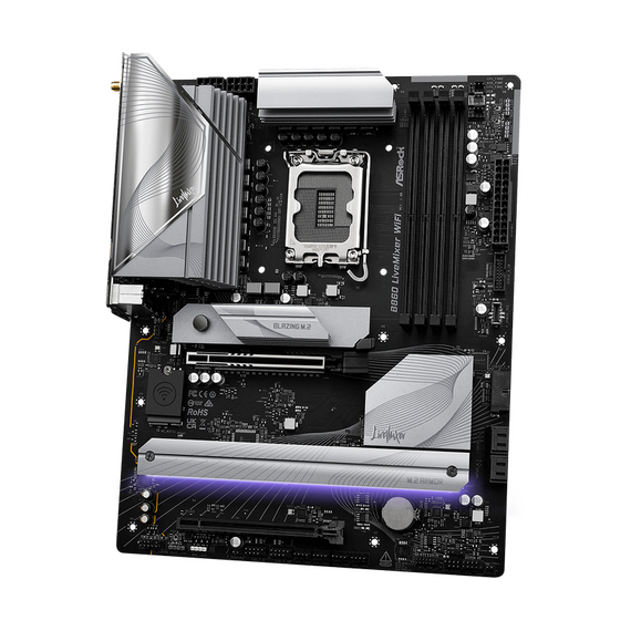Placă de bază ASRock B860 LiveMixer WiFi, LGA1851, Intel B860, ATX, 2 image