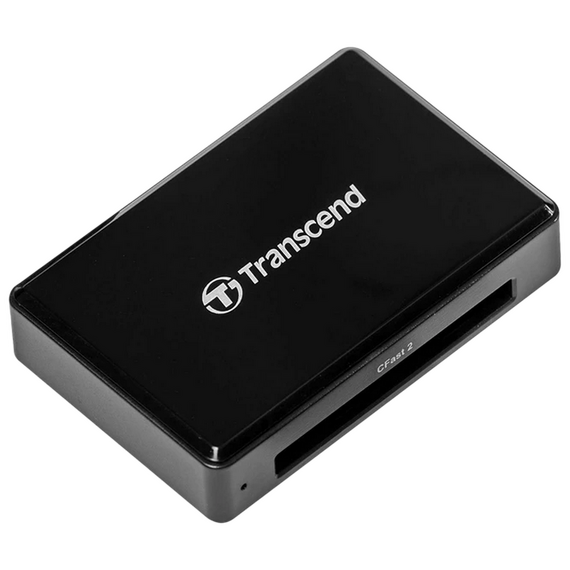 Cititor de carduri Transcend TS-RDF2, micro-USB, USB Type-A, Negru