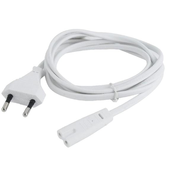 Cablu de alimentare Cablexpert PC-184/2-W, 1,8m, Alb, 2 image