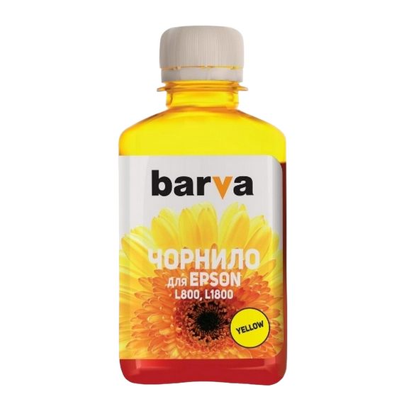 Recipient de cerneală Barva PN-EL800N, 180ml, Galben, 2 image