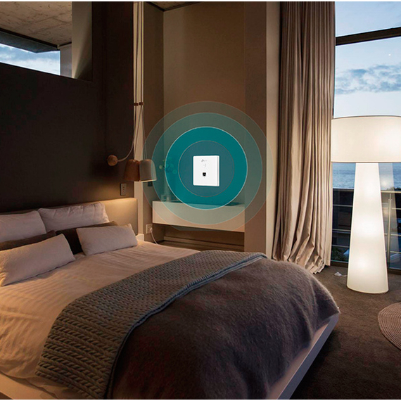 Punct de acces fără fir TP-LINK EAP115-Wall, 300 Mbps, Alb, 2 image