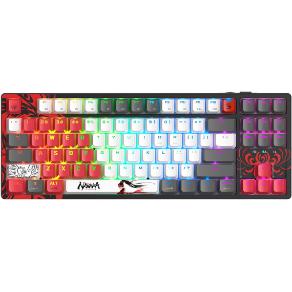 Tastatură Bloody WS87, Fără fir, Naraka