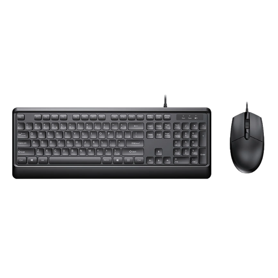 Set Tastatură + Mouse Sohoo KM102, Cu fir, Negru
