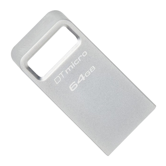 Memorie USB Kingston DataTraveler Micro, 64GB, Argintiu, 3 image