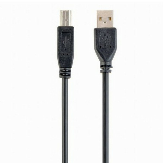 Cablexpert Cablu de date pentru periferice Gembird CCP-USB2-AMBM-15, USB Type-A/USB Type-B, 5m, Negru, 2 image
