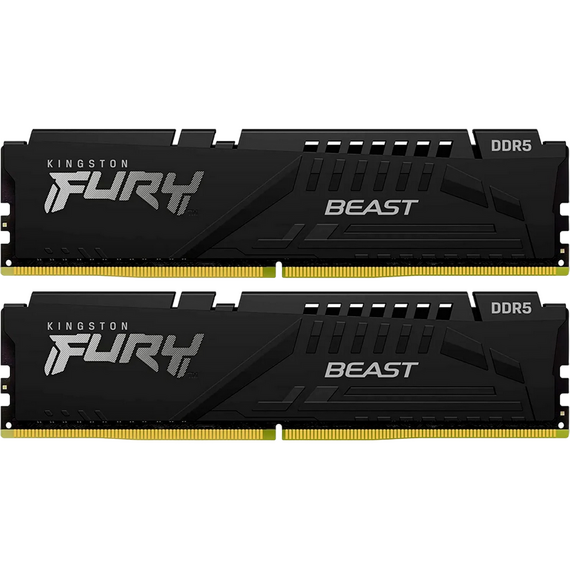 Memorie RAM Kingston FURY Beast, DDR5 SDRAM, 5600 MHz, 64GB, KF556C36BBEK2-64, 3 image
