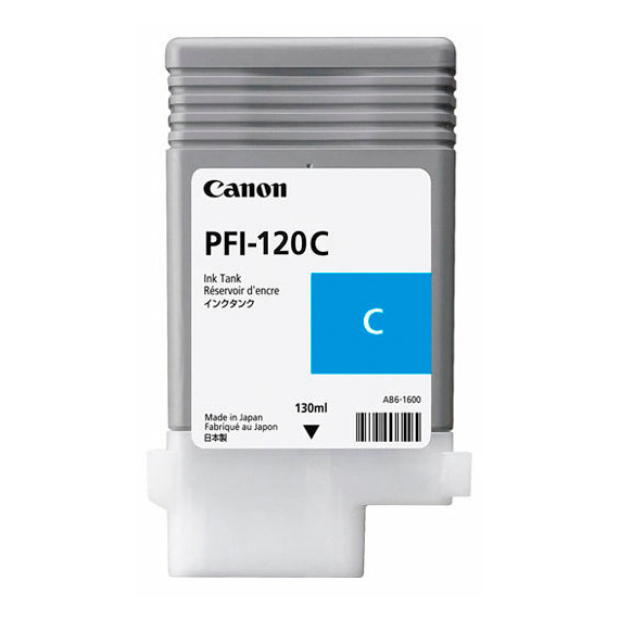 Cartuș de cerneală Canon PFI-120, 130ml, Cyan