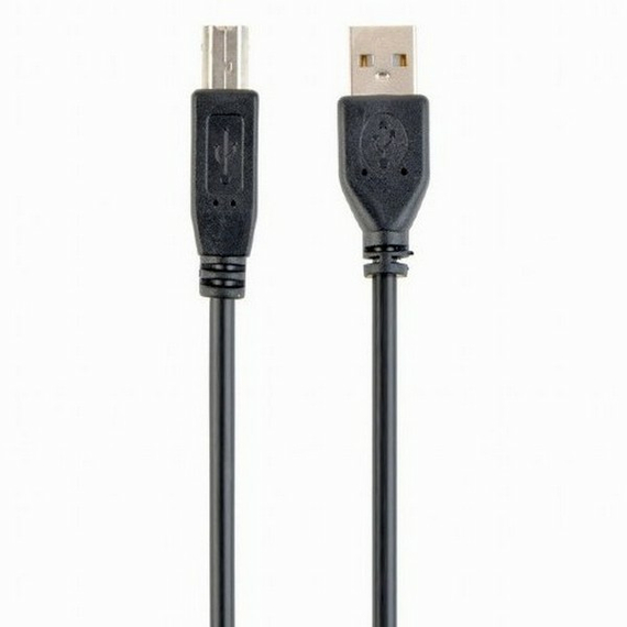 Cablu de comunicație Cablexpert CCP-USB2-AMBM-10, USB Type-A/USB Type-B, 3m, Negru, 3 image