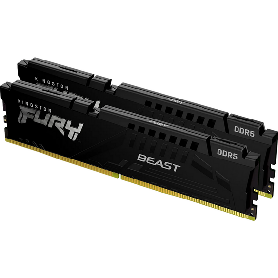 Memorie RAM Kingston FURY Beast, DDR5 SDRAM, 6000 MHz, 64GB, KF560C30BBEK2-64