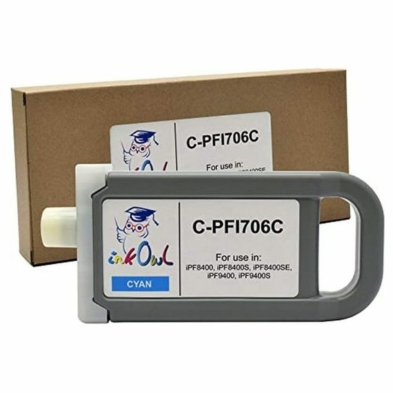 Cartuș de cerneală Canon PFI-706C, 700ml, Cyan, 3 image