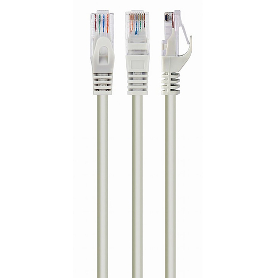 Patch cord Cablexpert PP6U-3M, Cat6 UTP, 3m, Gri, 2 image