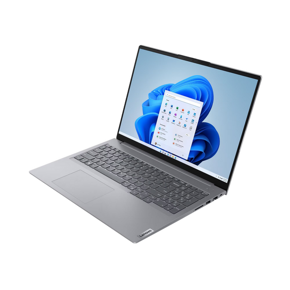 Laptop Business 16" Lenovo ThinkBook 16 G6 ABP, Arctic Grey, AMD Ryzen 5 7430U, 16GB/512GB, Fără SO, 2 image