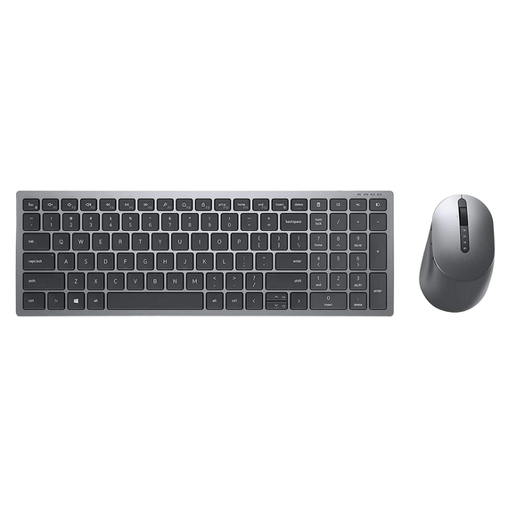 Set Tastatură + Mouse DELL KM7120W, Fără fir, Gri