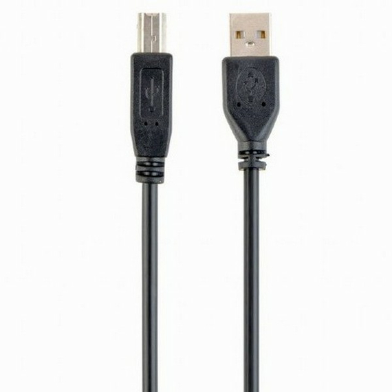 Cablu de comunicație Cablexpert CCP-USB2-AMBM-6, USB Type-A/USB Type-B, 1,8m, Negru, 2 image