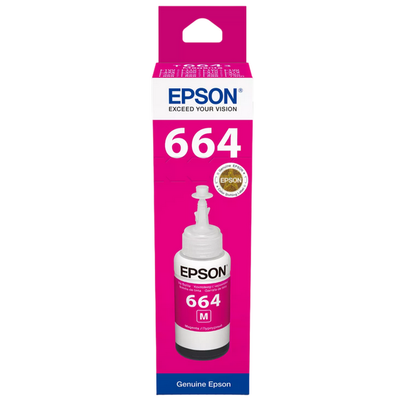 Recipient de cerneală Epson T664, 70ml, Magenta