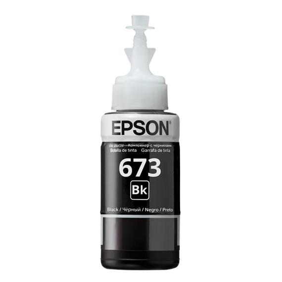 Recipient de cerneală Epson T673, 70ml, Negru