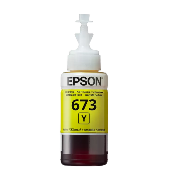 Recipient de cerneală Epson T673, 70ml, Galben