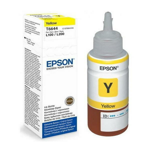 Recipient de cerneală Epson T664, 70ml, Galben, 2 image