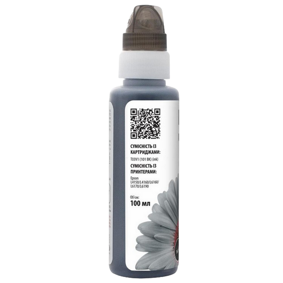 Recipient de cerneală Barva E101-558, 100ml, Negru, 3 image