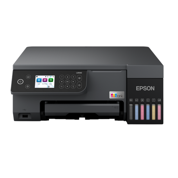 MFP Epson EcoTank L8100, Negru, 2 image