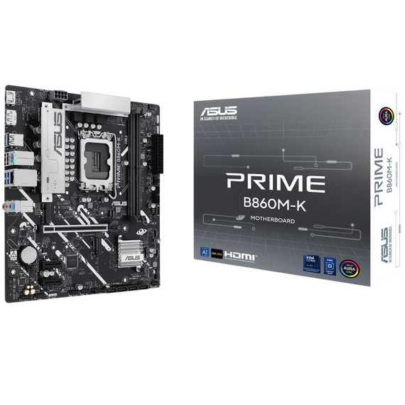 Placă de bază ASUS PRIME B860M-K, LGA1851, AMD B860, Micro-ATX