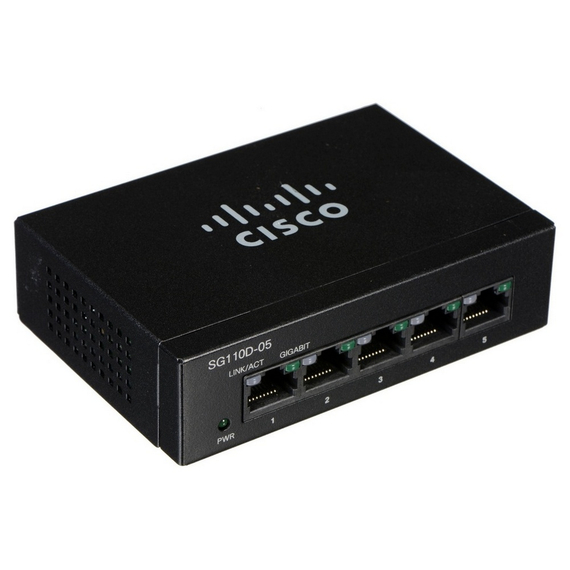 Switch de rețea Cisco SG110D-05, 5x 10/100/1000 Mbps, 3 image