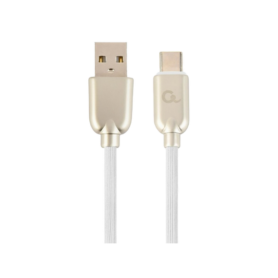 Cablu încărcare și sincronizare Cablexpert CC-USB2R-AMCM-2M-W, USB Type-A/USB Type-C, 2m, Alb