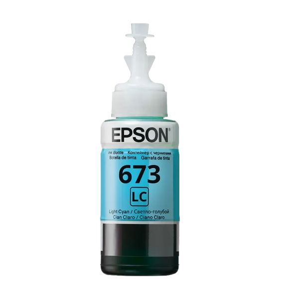 Recipient de cerneală Epson T673, 70ml, Albastru Deschis