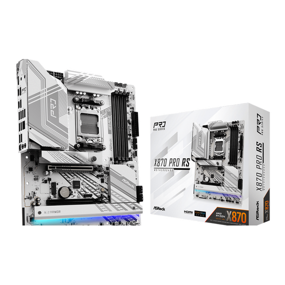 Placă de bază ASRock X870 PRO RS, AM5, AMD X870, ATX